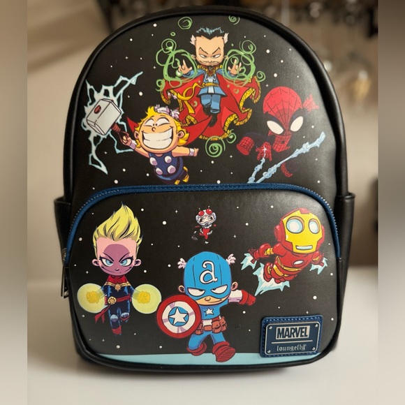 Loungefly Handbags - Marvel Chibi Superhero’s Loungefly Shoulder Backpack